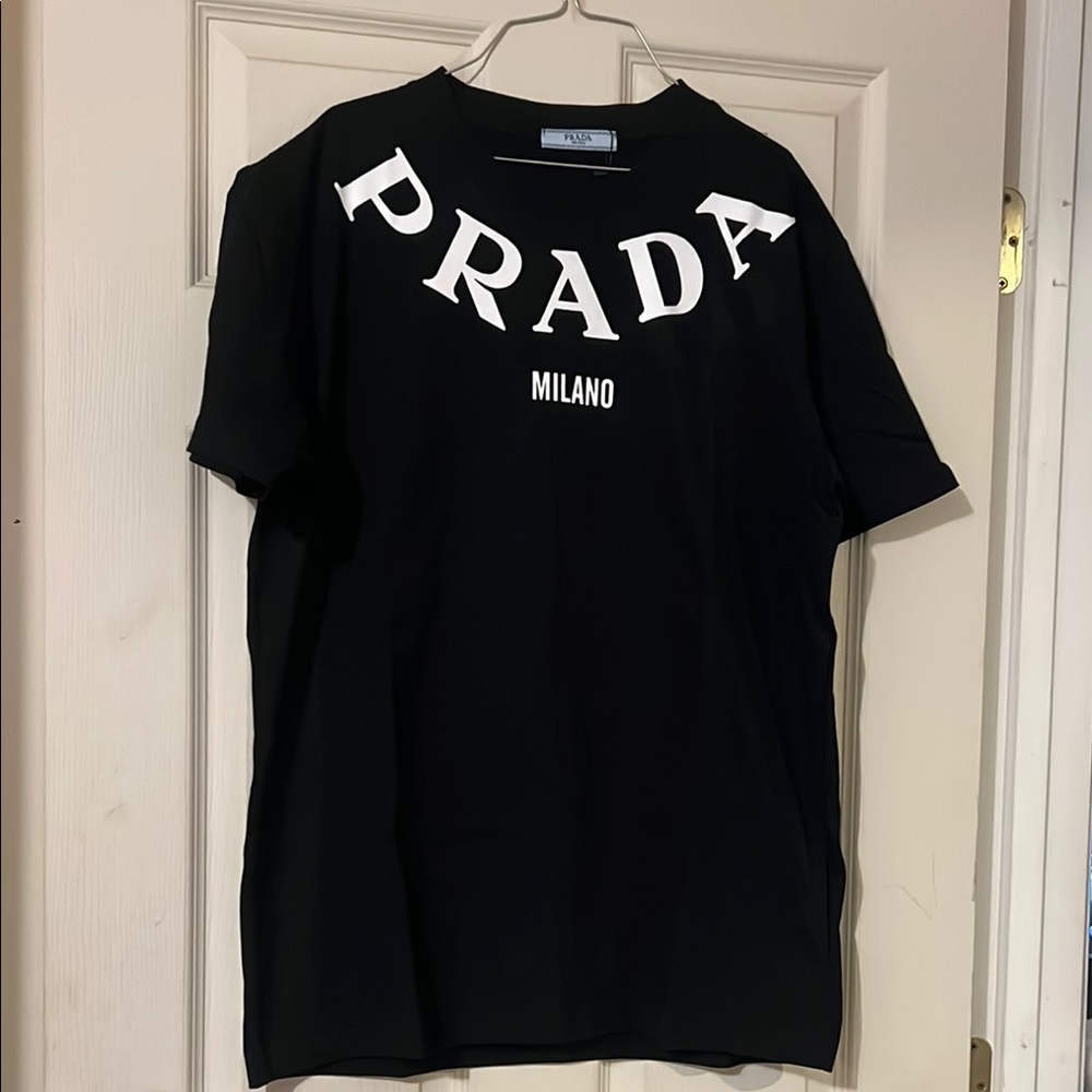 Prada Black Men's T-Shirt